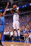 Oklahoma City Thunder v Dallas Mavericks - Game One  Dallas  TX - MAY 17: Jason Terry and Thabo Sef