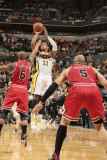 Chicago Bulls v Indiana Pacers - Game Three  Indianapolis  IN - APRIL 21: Danny Granger and Keith B