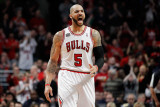 Miami Heat v Chicago Bulls - Game One  Chicago  IL - MAY 15: Carlos Boozer
