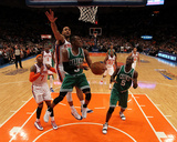 Boston Celtics v New York Knicks - Game Three  New York  NY - APRIL 22: Rajon Rondo and Jared Jeffr
