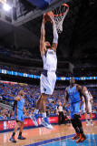 Oklahoma City Thunder v Dallas Mavericks - Game One  Dallas  TX - MAY 17: Tyson Chandler and Kendri