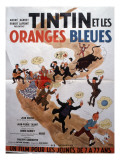 Movie Poster: Tintin et Les Oranges Bleues  1964