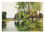 A River Landscape in Summer
