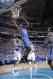 Oklahoma City Thunder v Dallas Mavericks - Game Two  Dallas  TX - MAY 19: Kevin Durant and Tyson Ch