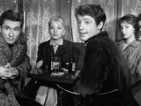 Andréa Parisy  Jean-Paul Belmondo  Dany Saval and Jacques Portet: Les Tricheurs  1958