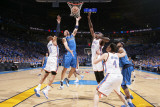 Dallas Mavericks v Oklahoma City Thunder - Game Four  Oklahoma City  OK - MAY 23: Jason Kidd and Ru