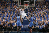 Oklahoma City Thunder v Dallas Mavericks - Game Two  Dallas  TX - MAY 19: Tyson Chandler and Kendri