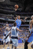Oklahoma City Thunder v Dallas Mavericks - Game Two  Dallas  TX - MAY 19: Russell Westbrook and Jos