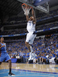 Oklahoma City Thunder v Dallas Mavericks - Game Two  Dallas  TX - MAY 19: Dirk Nowitzki  Thabo Sefo