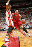 Chicago Bulls v Miami Heat - Game Three  Miami  FL - MAY 22: Carlos Boozer and Chris Bosh
