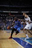 Oklahoma City Thunder v Dallas Mavericks - Game Two  Dallas  TX - MAY 19: Kendrick Perkins and Tyso