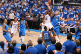 Dallas Mavericks v Oklahoma City Thunder - Game Three  Oklahoma City  OK - MAY 21: James Harden  Di