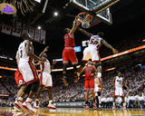 Chicago Bulls v Miami Heat - Game Four  Miami  FL - MAY 24: Derrick Rose  Joel Anthony and LeBron J