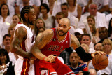 Chicago Bulls v Miami Heat - Game Three  Miami  FL - MAY 22: Carlos Boozer and Udonis Haslem