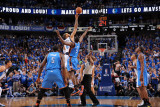 Oklahoma City Thunder v Dallas Mavericks - Game Two  Dallas  TX - MAY 19: Tyson Chandler and Serge 