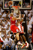 Chicago Bulls v Miami Heat - Game Three  Miami  FL - MAY 22: Carlos Boozer and LeBron James