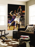 New York Knicks v Charlotte Bobcats: Kwame Brown and Timofey Mozgov