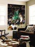 Boston Celtics v Charlotte Bobcats: Glen Davis and Gerald Wallace