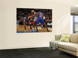 New York Knicks v Denver Nuggets: Al Harrington  Toney Douglas and Wilson Chandler
