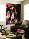 Atlanta Hawks v New York Knicks: Al Horford  Anthony Randolph and Timofey Mozgov