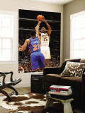 New York Knicks v Los Angeles Lakers  Los Angeles  CA - January 9: Ron Artest and Wilson Chandler