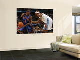 New York Knicks v Denver Nuggets: Amar'e Stoudemire and Al Harrington