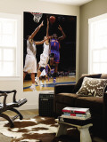 New York Knicks v Washington Wizards: Amar'e Stoudemire  Yi Jianlian and JaVale McGee