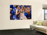 Oklahoma City Thunder v Dallas Mavericks - Game One  Dallas  TX - MAY 17: Dirk Nowitzki and Nick Co