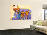 New Orleans Hornets v Los Angeles Lakers - Game Five  Los Angeles  CA - April 26: Trevor Ariza and 