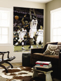 Denver Nuggets v Charlotte Bobcats: Chauncey Billups and Kwame Brown