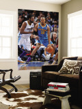 New Orleans Hornets v Denver Nuggets  Denver - January 9: David West and Nene