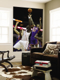New York Knicks v Charlotte Bobcats: Wilson Chandler and Kwame Brown