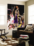 Los Angeles Lakers v Houston Rockets: Shane Battier and Patti Smith