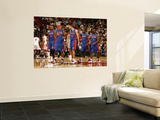 Detroit Pistons v Miami Heat: Greg Monroe  Charlie Villanueva  Tayshaun Prince and Rodney Stuckey