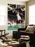 Miami Heat v Utah Jazz: Al Jefferson and Dwayne Wade