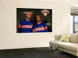 New York Knicks Introduce Carmelo Anthony  New York  NY - February 23: Carmelo Anthony and Chauncy 