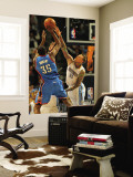 Oklahoma City Thunder v Denver Nuggets - Game Four  Denver  CO - April 25: Kevin Durant and Chris A