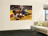 New Orleans Hornets v Miami Heat: Chris Bosh and David West