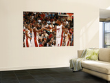 Washington Wizards v Miami Heat: Dwyane Wade and Chris Bosh