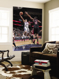 Portland Trail Blazers v New Jersey Nets: Devin Harris and LaMarcus Aldridge