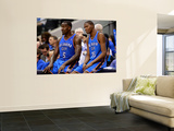 Oklahoma City Thunder v Dallas Mavericks - Game TwoDallas  TX - MAY 19: Kendrick Perkins and Kevin 