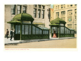 Subway Entrance  New York City