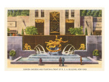 Prometheus Fountain  Rockefeller Center  New York City