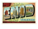Greetings from Enid  Oklahoma