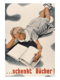 Give Books  German Poster