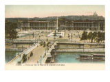 Place de la Concorde  Seine  Paris