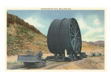 Transporting Pipe  Boulder Dam  Nevada
