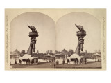 Stereoscopic Image of Liberty's Torch