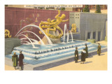 Prometheus Fountain  Rockefeller Center  New York City