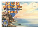 Postcard Folder  Acadia National Park  Maine